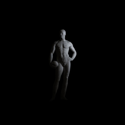 Sculpture Soviet Sportsman. Moscow, 2016